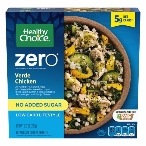 Healthy Choice Zero Verde Chicken Low Carb Lifestyle Frozen Meal