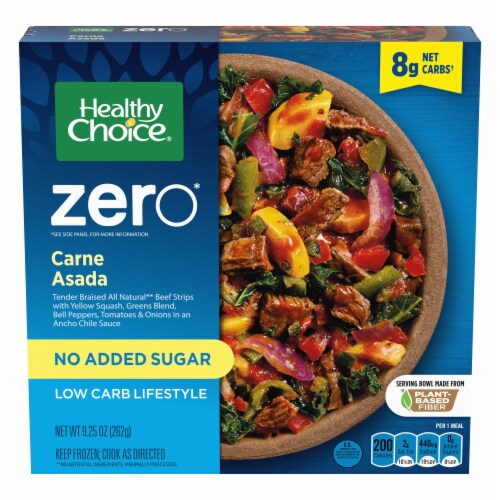 Healthy Choice® Zero Carne Asada Low Carb Frozen Meal Perspective: front