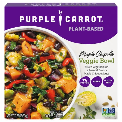 Purple Carrot Maple Chipotle Veggie Bowl Vegan Frozen Meal, 10.75 oz ...