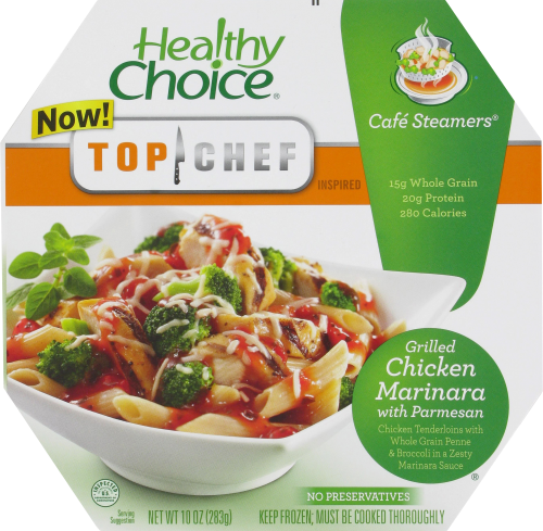 Healthy Choice Top Chef Chicken Marinara Perspective: front
