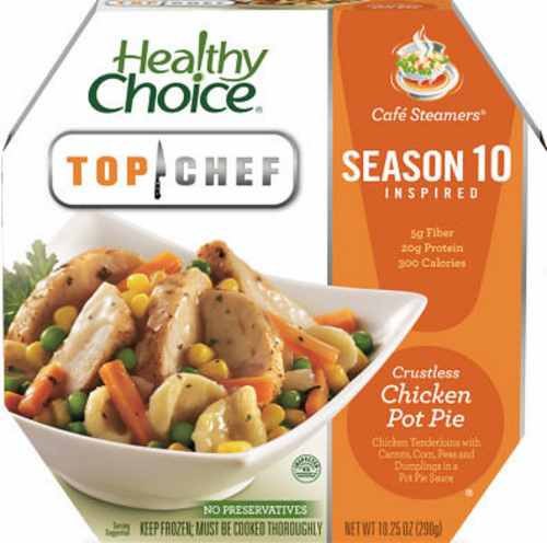 Healthy Choice Crustless Chicken Pot Pie Perspective: front