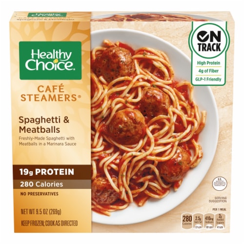 Healthy Choice Cafe Steamers Spaghetti & Meatballs Frozen Meal