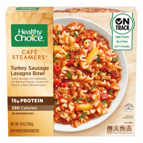 Healthy Choice® Café Steamers® Turkey Sausage Lasagna Bowl Frozen Meal