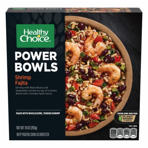 Healthy Choice® Power Bowls Shrimp Fajita Frozen Meal Perspective: front
