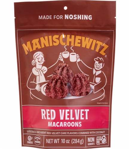 Manischewitz® Red Velvet Macaroons Perspective: front