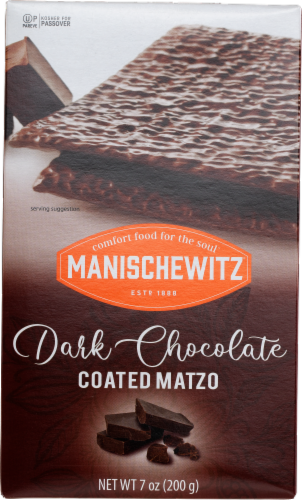 Manischewitz® Dark Chocolate Covered Matzo Perspective: front