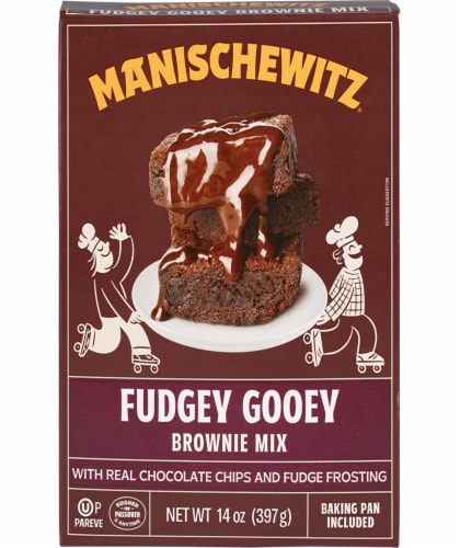 Manischewitz® Fudgey Gooey Brownie Mix Perspective: front