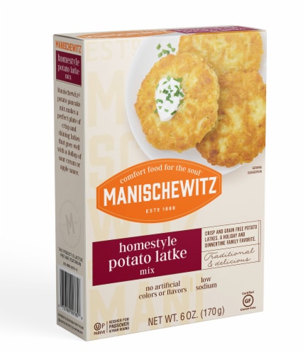 Manischewitz® Homestyle Potato Latke Mix Perspective: front