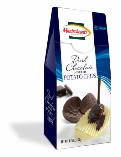 Manischewitz Chocolate Covered Potato Chips Perspective: front