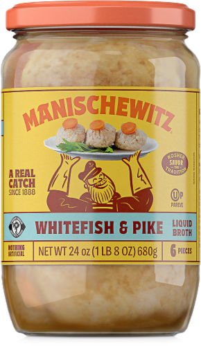Manischewitz® White fish & Pike in Liquid Broth Perspective: front