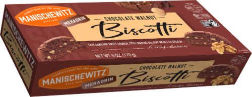 Manischewitz Chocolate Walnut Biscotti Perspective: front
