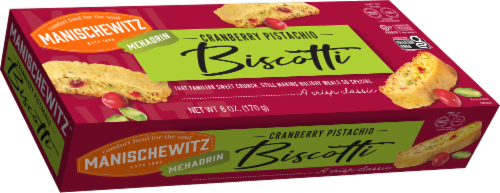 Manischewitz® Cranberry Pistachio Biscotti Perspective: front