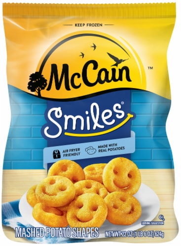 McCain Smiles Mashed Potato Shapes 22 oz Pay Less Super Markets