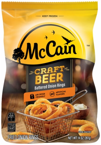 McCain™ Craft Beer Thin Cut Battered Onion Rings, 14 oz - Kroger