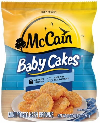 McCain Babycakes Mini Hashbrown Patties, Frozen Potatoes Perspective: front