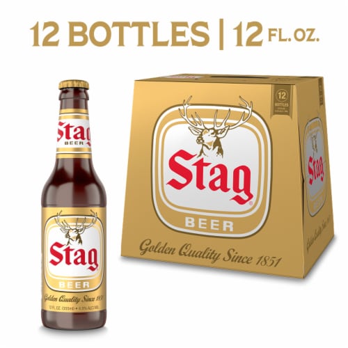 Stag Beer American Lager Perspective: front