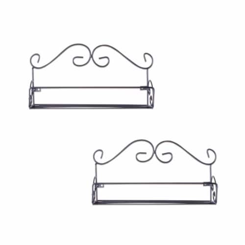 Design Imports Z01367 Shelves Pantry Spice Rack - Set of 2 Perspective: front