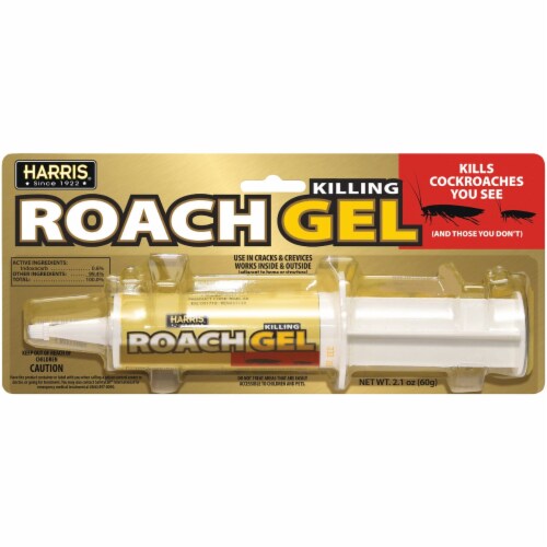 Harris 2.1 Oz. Ready To Use Gel Syringe Roach Killer RGEL-60, 1 - Kroger