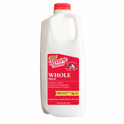 Prairie Farms® Whole Vitamin D Milk, 1/2 gal - Kroger