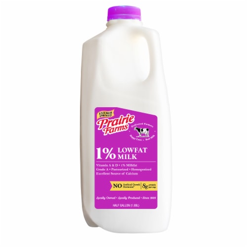 Prairie Farms 1% Lowfat Milk Perspective: front