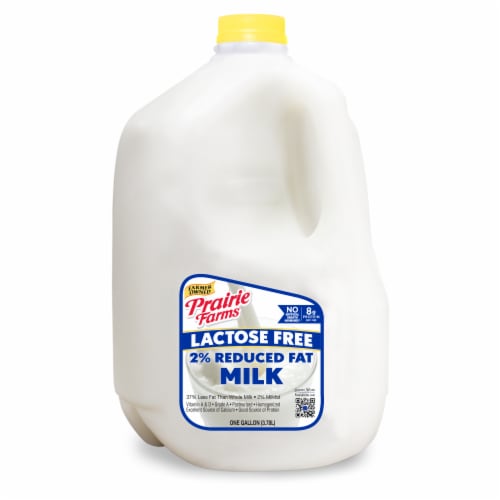 Prairie Farms Lactose Free 2% Reduced Fat Milk Perspective: front
