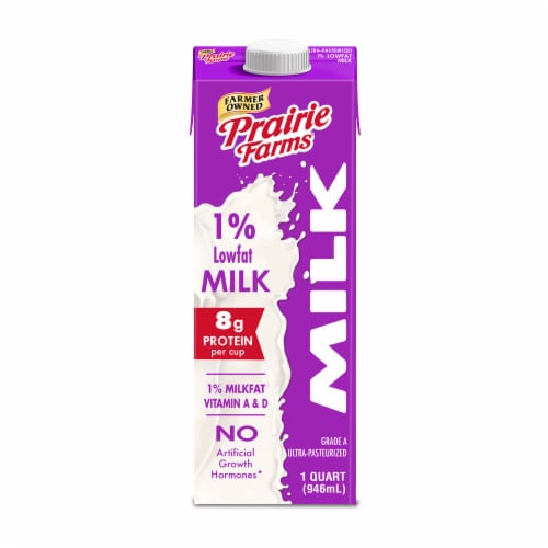 Prairie Farms Dairy Fresh 1 % Milk Perspective: front