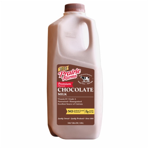 Prairie Farms Dairy Premium Flavored Chocolate Milk, 1/2 gal Kroger