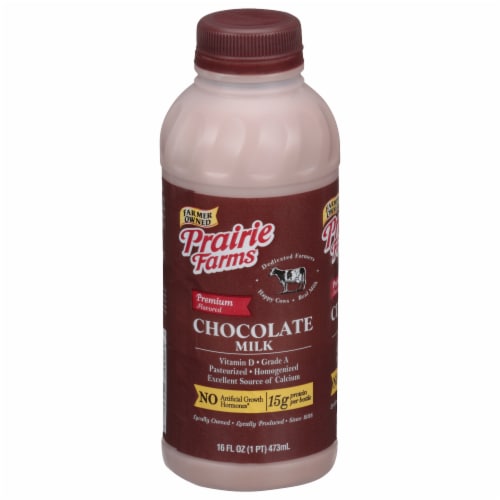Prairie Farms Chocolate Milk Perspective: front
