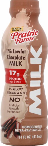 Prairie Farms® 1% Lowfat Chocolate Milk Perspective: front