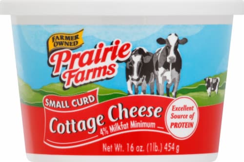 Prairie Farms Small Curd Cottage Cheese Perspective: front