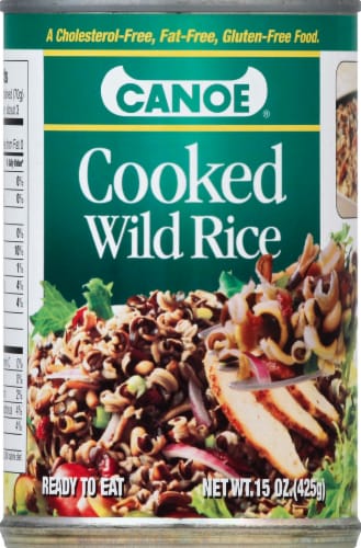 Canoe Cooked Wild Rice Perspective: front