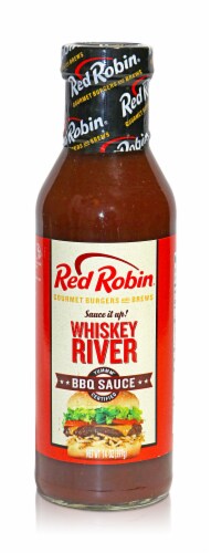 Red Robin Whiskey River BBQ Sauce Perspective: front