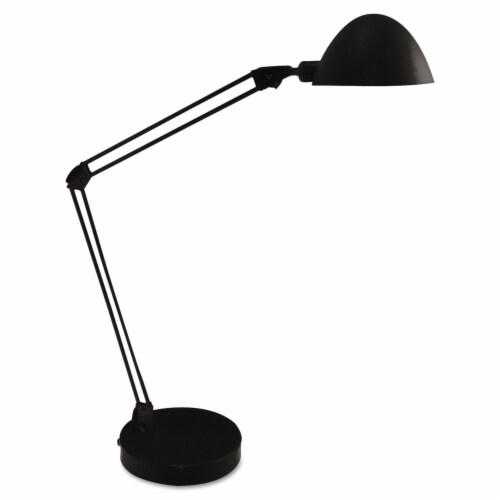 Ledu Led Desk and Task Lamp, 5w, 5.5 w X 13.38 d X 21.25 h, Black L9142BK Perspective: front