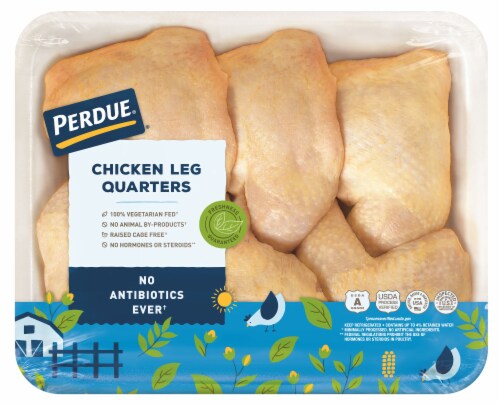 Perdue Chicken Leg Quarters Family Pack Perspective: front