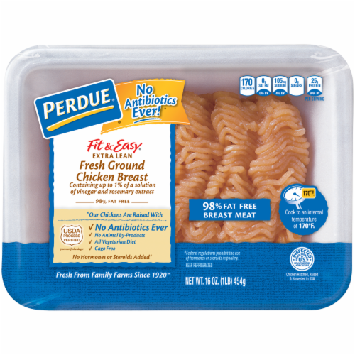 Perdue Ground Fresh Chicken Breast Perspective: front