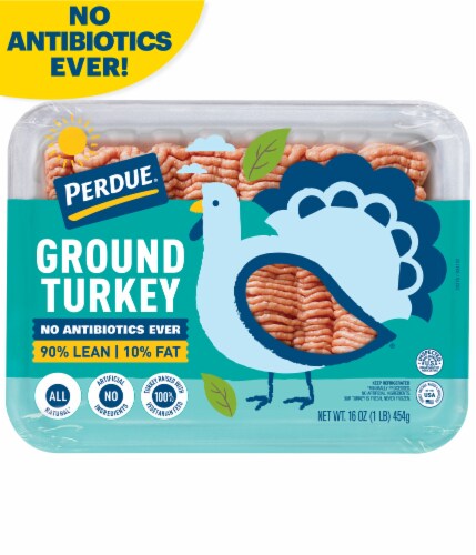 PERDUE® Fresh 90% Lean Ground Turkey Perspective: front