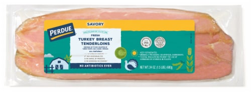 Perdue Savory Fresh Turkey Breast Tenderloins Perspective: front
