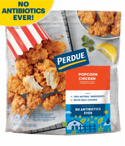 Perdue Frozen Fully Cooked Breaded Popcorn Chicken Breast Chunks