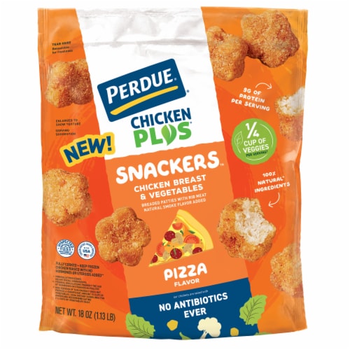 Perdue® Chicken Plus Pizza Flavor Snackers Perspective: front