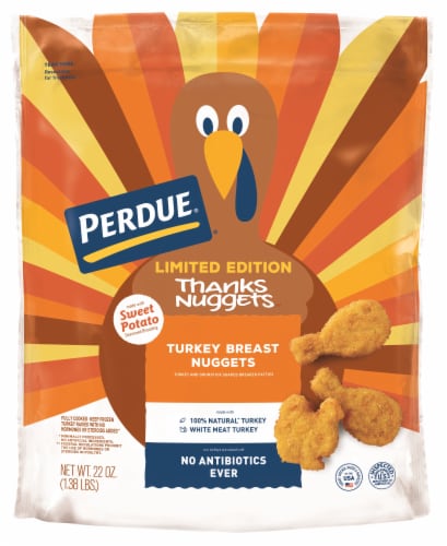 Perdue® Limited Edition Thanks Nuggets Turkey Breast Nuggets Perspective: front