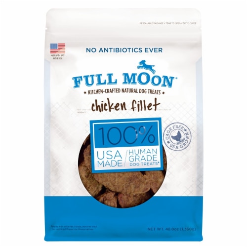 Full Moon® Chicken Fillet Dog Treats Perspective: front