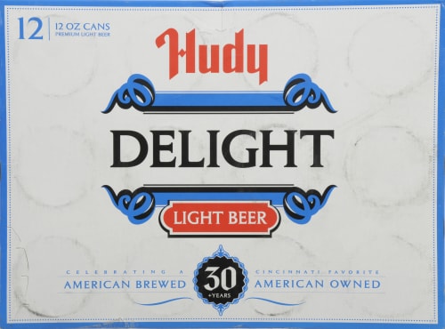 Hudy Delight Light Beer Perspective: front
