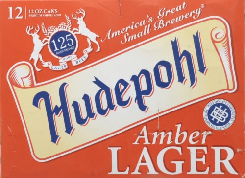 Hudepohl Amber Lager Perspective: front