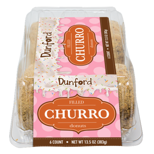 Dunford Filled Churro Donuts Perspective: front