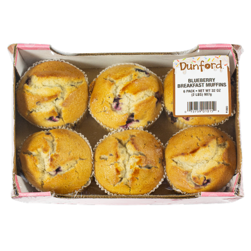 Dunford Blueberry Breakfast Muffins Perspective: front