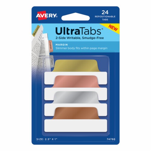 Avery Metallic Design UltraTabs Perspective: front