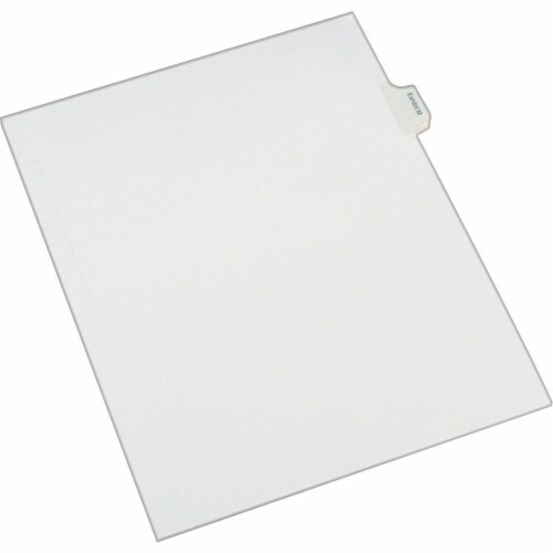 Avery Index Divider - 25 x Divider(s) - Side Tab(s) - Exhibit M - 1 Tab(s)/Set - 8.5