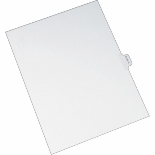 Avery Index Divider - 25 x Divider(s) - Side Tab(s) - Exhibit 26 - 1 Tab(s)/Set - 8.5 Avery Index Divider - 25 x Divider(s) - Side Tab(s) - Exhibit 26 - 1 Tab(s)/Set - 8.5