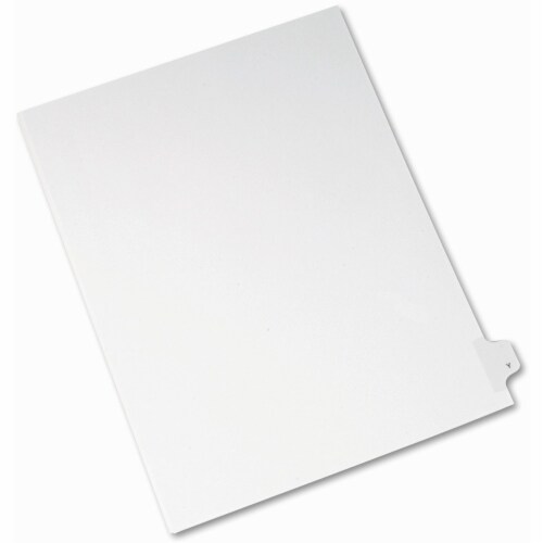 Avery Side Tab Individual Legal Dividers - 25 x Divider(s) - Side Tab(s) - Y - 1 Tab(s)/Set - 8.5 Avery Side Tab Individual Legal Dividers - 25 x Divider(s) - Side Tab(s) - Y - 1 Tab(s)/Set - 8.5