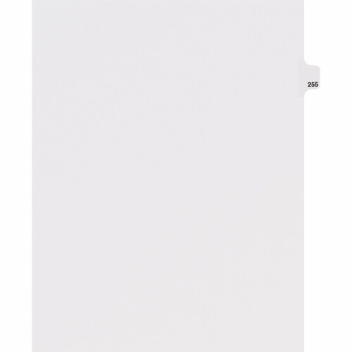 Avery Side Tab Individual Legal Dividers - 25 x Divider(s) - Side Tab(s) - 255 - 1 Tab(s)/Set - 8.5 Avery Side Tab Individual Legal Dividers - 25 x Divider(s) - Side Tab(s) - 255 - 1 Tab(s)/Set - 8.5